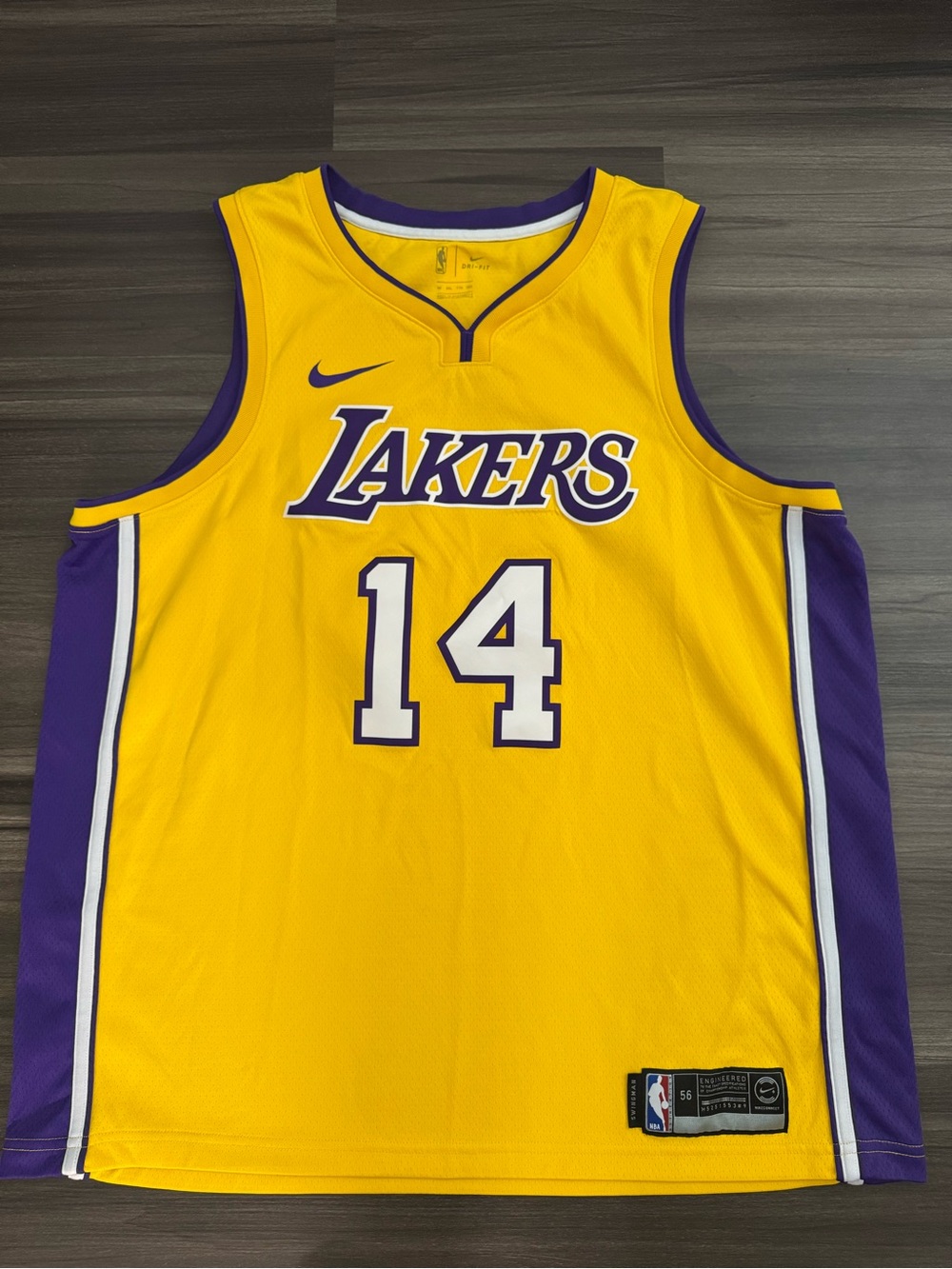 Nike Brandon Ingram #14 Los Angeles Lakers NBA Swingman Jersey Men 56 2XL

100%